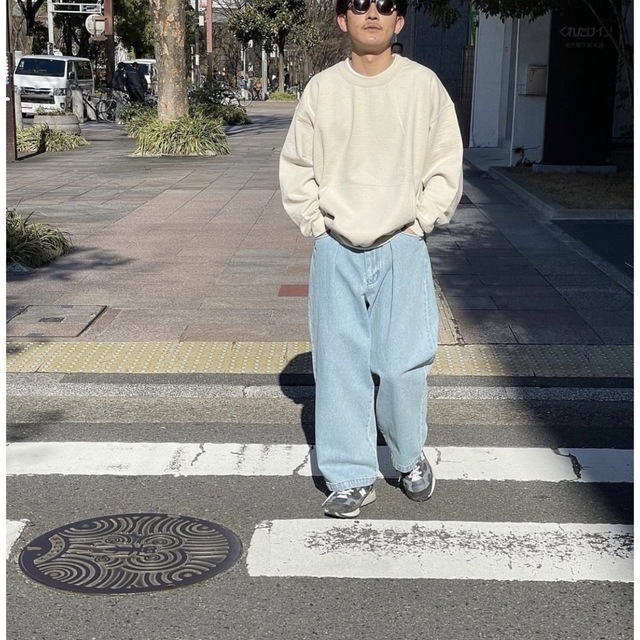 1LDK SELECT(ワンエルディーケーセレクト)のFARAH One-tuck Wide Tapered Pants メンズのパンツ(デニム/ジーンズ)の商品写真