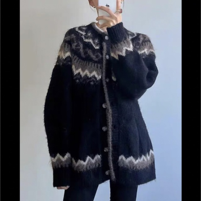 CLANE NORDIC WEST SHAPE CARDIGAN サイズ　２