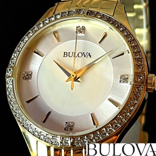 Bulova - 【高貴】BULOVA/ブローバ/レディース腕時計/お洒落/展示品