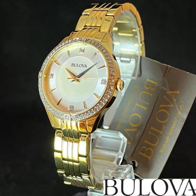 Bulova - 【高貴】BULOVA/ブローバ/レディース腕時計/お洒落/展示品