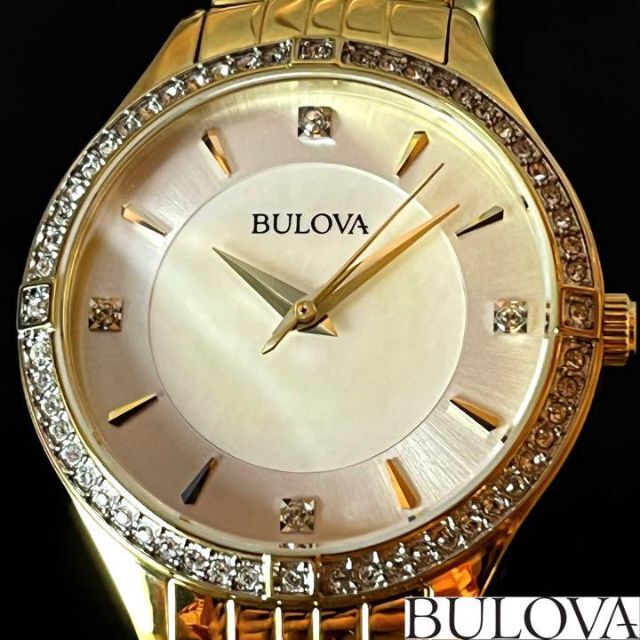 【高貴】BULOVA/ブローバ/レディース腕時計/お洒落/展示品特価/高級
