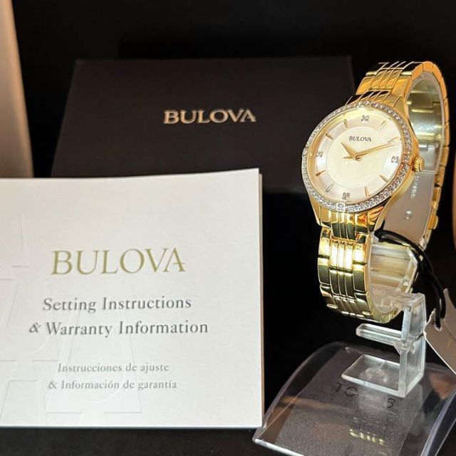 激安超安値 【高貴】BULOVA/ブローバ/レディース腕時計/お洒落/展示品