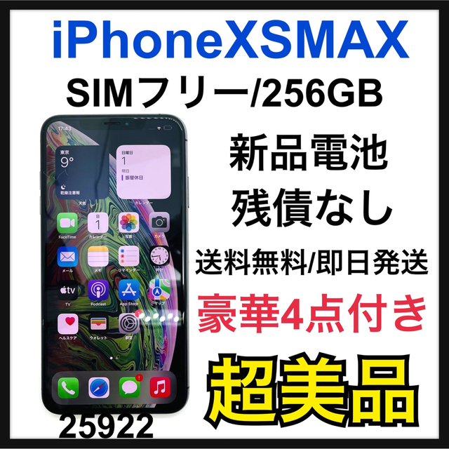 Apple - S iPhone Xs Max Space Gray 256 GB SIMフリー