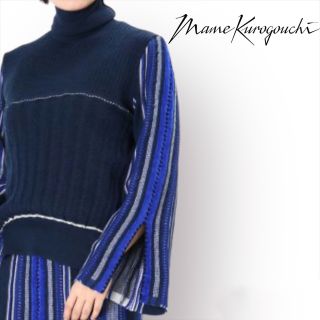 mame - 【希少】即完売 19AW mame マメクロゴウチ ハマグリ ニット