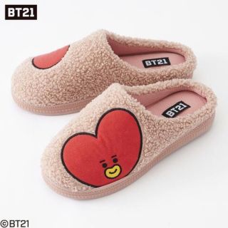 ボウダンショウネンダン(防弾少年団(BTS))のTATA もこもこスリッポン💜スリッパサンダルbt21BTSテテVジミングク(K-POP/アジア)