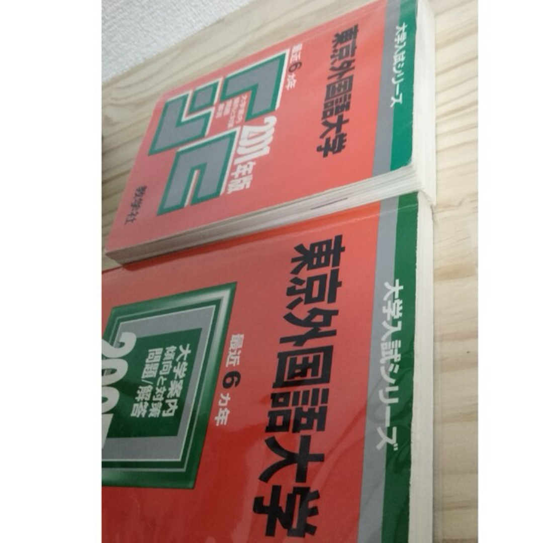 2001年と2007年の2冊セット　東京外国語大学　赤本　2023　向け