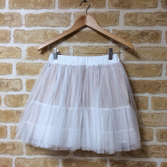 Ungrid(アングリッド)のチュールプレーンミニSK レディースのスカート(ミニスカート)の商品写真