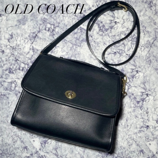 ショルダーバッグ 極上美品 オールドコーチ COACH ショルダーバッグ 黒