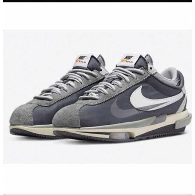 スニーカーsacai × Nike Zoom Cortez "Iron Grey"27