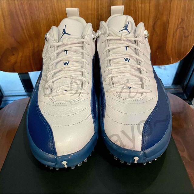 28.5cm エアジョーダン12 白青 フレンチブルーJORDAN タイガー 商品