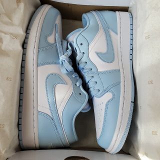 ナイキ(NIKE)のWMNS AIR JORDAN 1 LOW "ALUMINUM" 27.0cm(スニーカー)