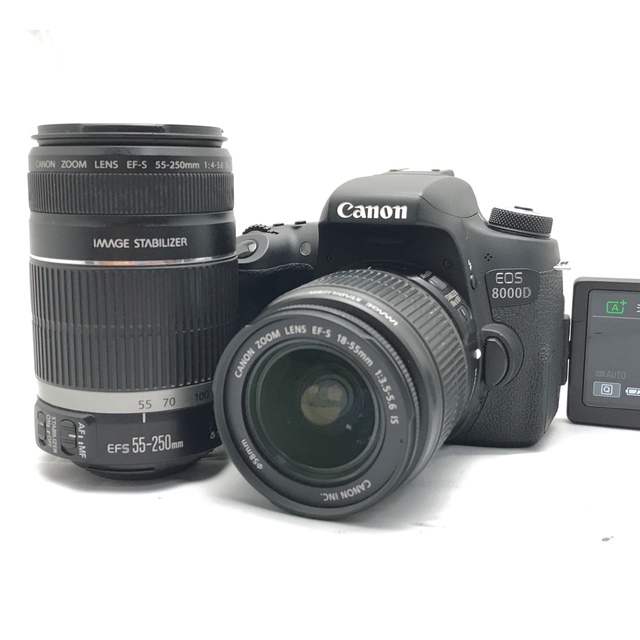 WEB限定】 Canon EOS 8000D Wレンズキット♪wifi搭載♪初心者おすすめ