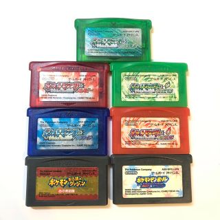 ゲームボーイアドバンス(ゲームボーイアドバンス)のGBA アドバンスソフト ポケットモンスターセット(携帯用ゲームソフト)