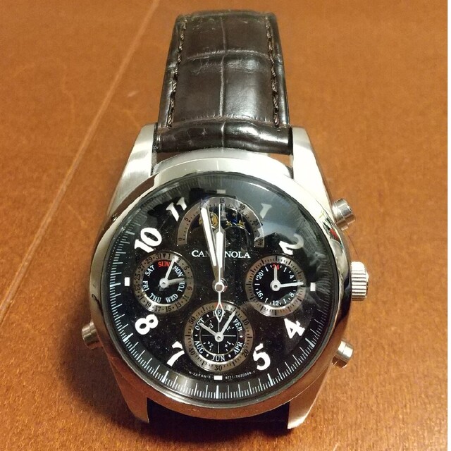 大切な人へのギフト探し CITIZEN - 黒橡 グランドコンプリケーションCRT57-1091 カンパノラ シチズン 腕時計(アナログ)