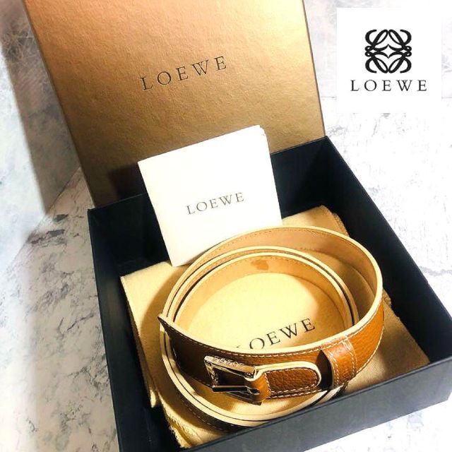 LOEWE - 美品!LOEWE レザー ベルト レディースの通販 by wonder's