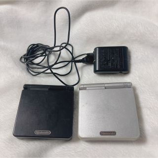 ゲームボーイアドバンス(ゲームボーイアドバンス)のゲームボーイアドバンスSP 【2個+充電器】(携帯用ゲーム機本体)