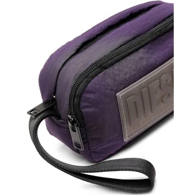 DIESEL(ディーゼル)のDIESEL ディーゼル ハンドバッグ ナイロン BIGロゴ パープル レディースのバッグ(ハンドバッグ)の商品写真