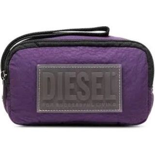 ディーゼル(DIESEL)のDIESEL ディーゼル ハンドバッグ ナイロン BIGロゴ パープル(ハンドバッグ)