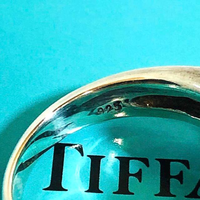 Tiffany ゴールド750 シルバー925 リング サイズ7.5