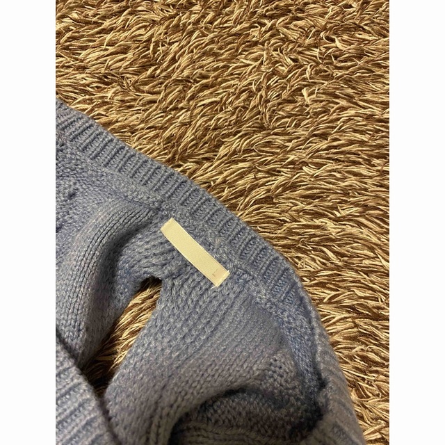 GU(ジーユー)の青 ニット レディースのトップス(ニット/セーター)の商品写真