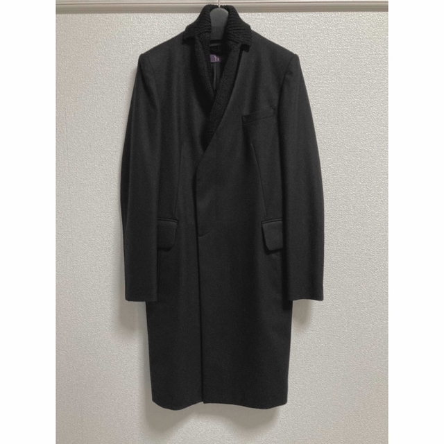 Yohji Yamamoto(ヨウジヤマモト)の【美品】Y's■ワイズ ヨウジヤマモト コート 2way Black 黒 レディースのジャケット/アウター(モッズコート)の商品写真