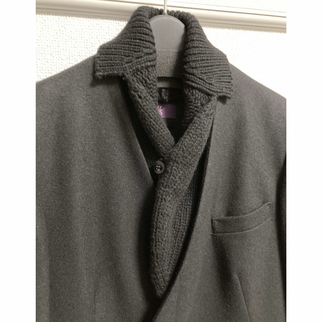 Yohji Yamamoto(ヨウジヤマモト)の【美品】Y's■ワイズ ヨウジヤマモト コート 2way Black 黒 レディースのジャケット/アウター(モッズコート)の商品写真