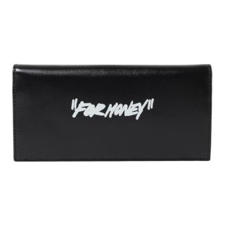 オフホワイト(OFF-WHITE)のオフホワイト OFF-WHITE 長財布 ウォレット レザー　FOR MONEY(長財布)