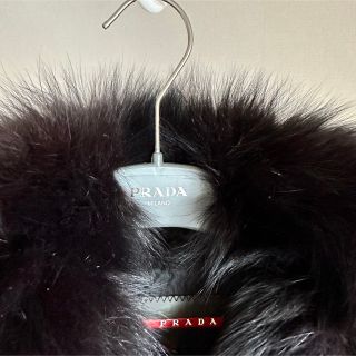 プラダ PRADA 直営店 正規品 ダウンコート ブルーフォックスの通販 by ...