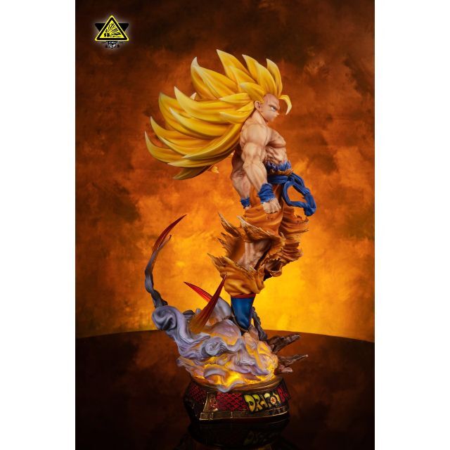 ドラゴンボール 悟空 超サイヤ人3 フィギュア ガレージキット 塗装済み完成品 2