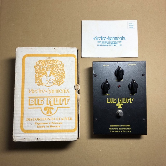 BIG MUFF ビッグマフ ロシアンマフ 黒マフ ファズ ディストーション 売れ筋商品 Electro-Harmonix BIG MUFF ロシアンマフ