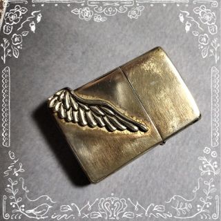 ジッポー(ZIPPO)のAngel Wing アンティークゴールドタイプZippo(タバコグッズ)