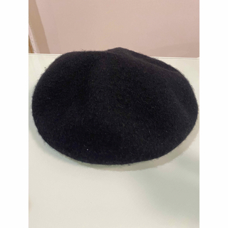 ヴィス(ViS)のViS ベレー帽　黒(ハンチング/ベレー帽)