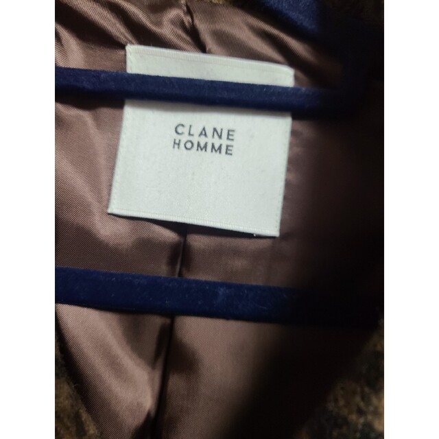 CLANE HOMME オーバーサイズチェックコート