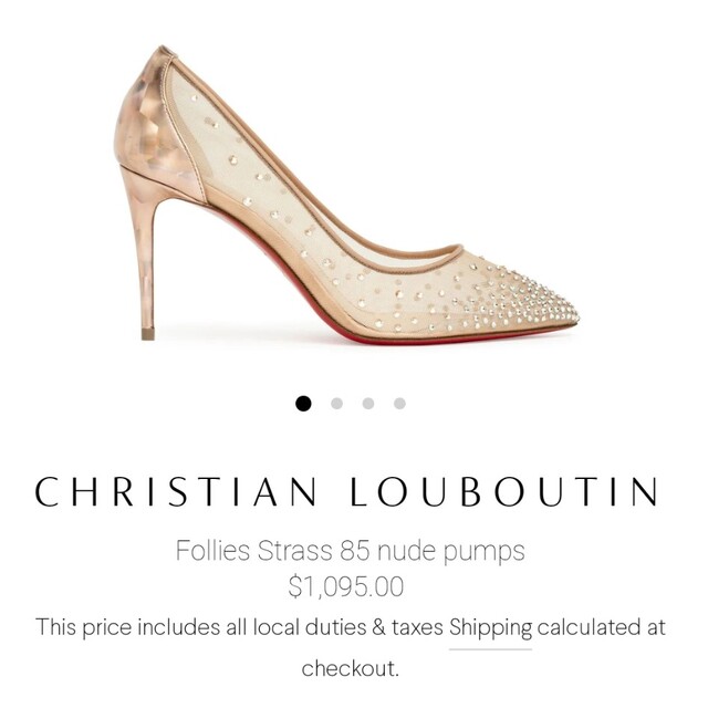 christian louboutin follies strass　ルブタン