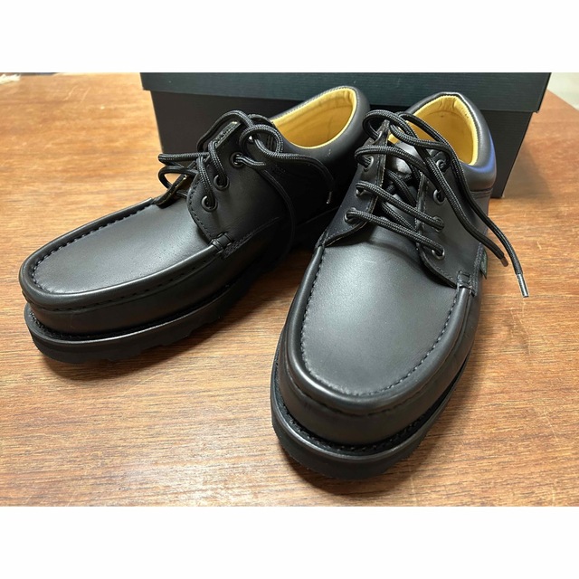 Paraboot(パラブーツ)のparaboot  パラブーツ  ティエール 黒 UK8.5 試着のみ メンズの靴/シューズ(スリッポン/モカシン)の商品写真