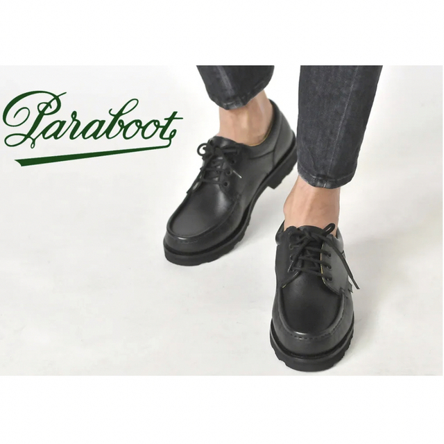 Paraboot - paraboot パラブーツ ティエール 黒 UK8.5 試着のみの通販