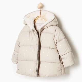 ザラキッズ(ZARA KIDS)の【新品】今季 zarababy キルティング中綿スターアウター(ジャケット/コート)