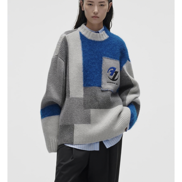 ZARA×ADERERROR第二弾コラボ パッチワーク オーバーサイズセーター