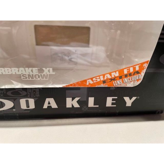 Oakley(オークリー)のOakley Airbrake XL ASIAN FIT　ソフトケース付き スポーツ/アウトドアのスノーボード(アクセサリー)の商品写真