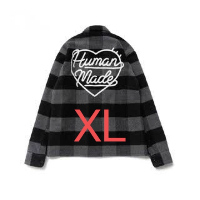 新年の贈り物 HUMAN XL BLACK OVERSHIRT MADE HUMAN - MADE その他