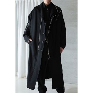 yohji yamamoto 20AW アーミーギャバ W ジップコート