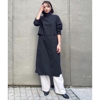 【MARW UNITED ARROWS】アシンメトリーワンピース（黒、36）