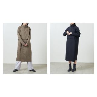 UNITED ARROWS - 【MARW UNITED ARROWS】アシンメトリーワンピース（黒