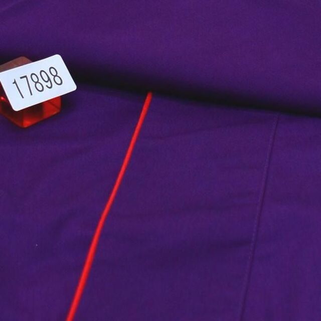 作務衣 女性用 仕立て上がり Lサイズ 紫色 NO17898 1