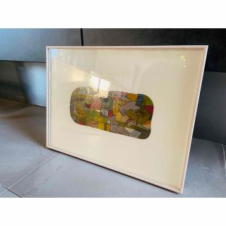 希少品 油絵 アート パネル 絵画 作者 抽象画 現代 作品 ポスター