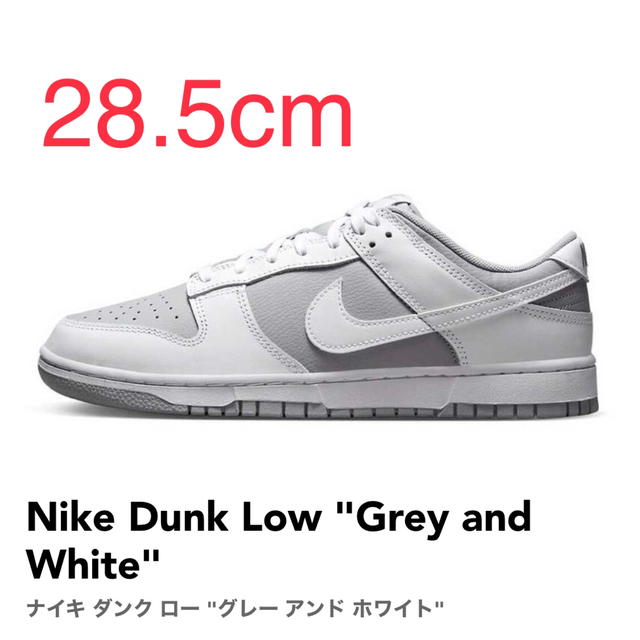 【28.5cm】Nike Dunk Low "Grey and White"