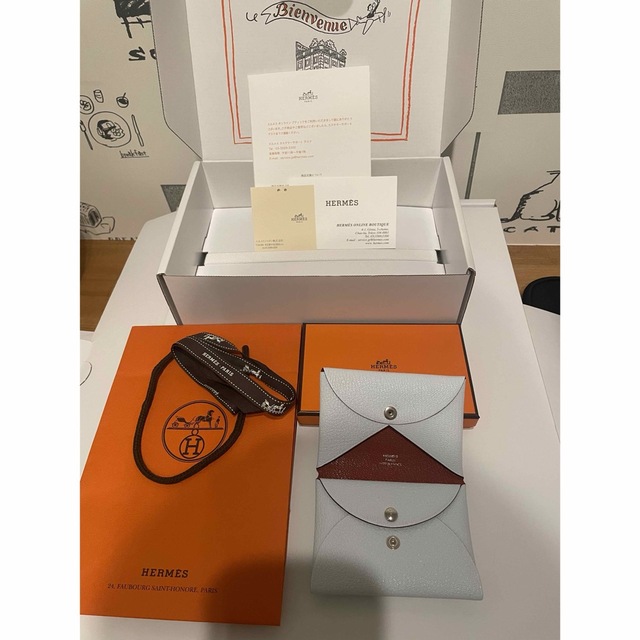 素晴らしい価格 Hermes - 【美品】HERMESカルヴィデュオU刻印 財布 ...