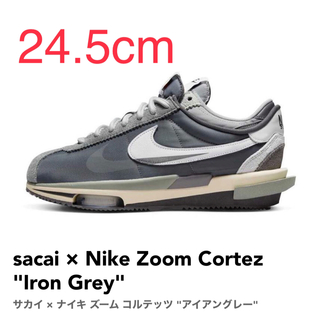 ナイキ(NIKE)の【24.5cm】sacai × Nike Zoom Cortez(スニーカー)