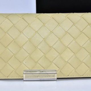 ボッテガヴェネタ(Bottega Veneta)の鑑定済 正規品 極美品 新商品 ボッテガヴェネタ  スリム ロング ウオレット (財布)