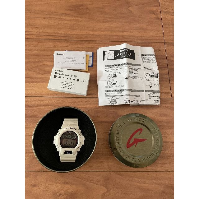 G-Shock 3179 JA ホワイト樹脂シリコンバンドムーブメント